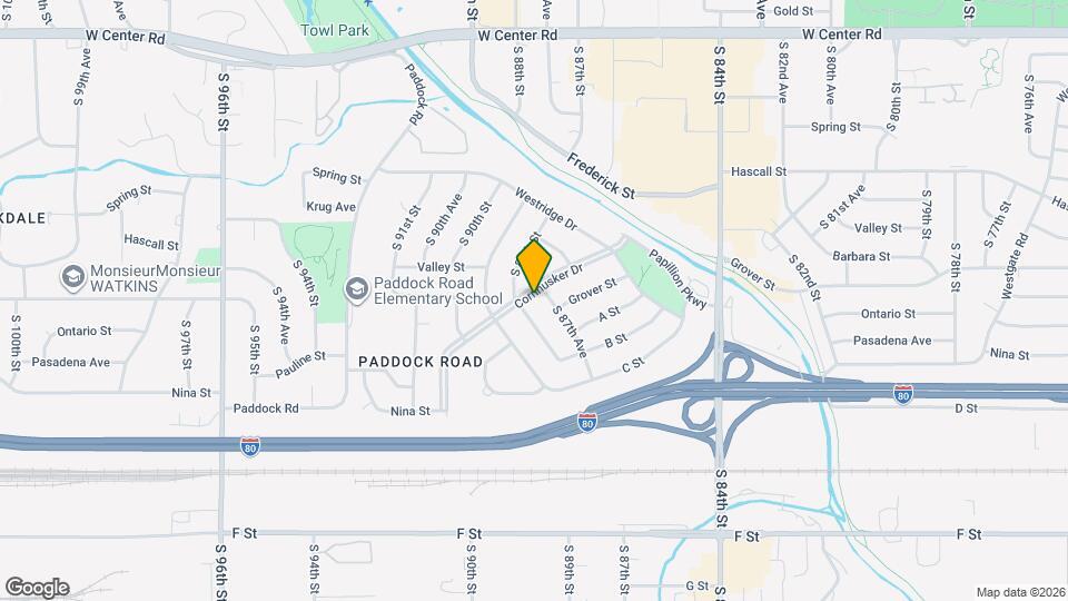 3435 Cornhusker Dr Map and Location Details