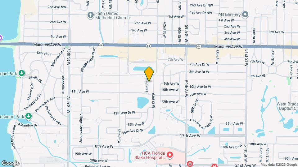 913 64th St W Map and Location Details