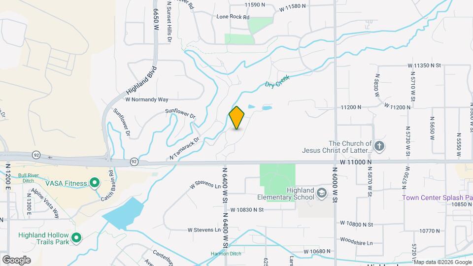 11107 Gambel Oak Cir Map and Location Details