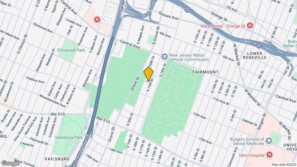 255 S 19th St Map and Location Details