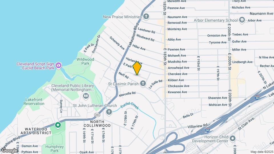 17932 Neff Rd Map and Location Details