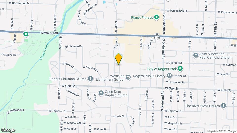 704 S 23rd St Map and Location Details