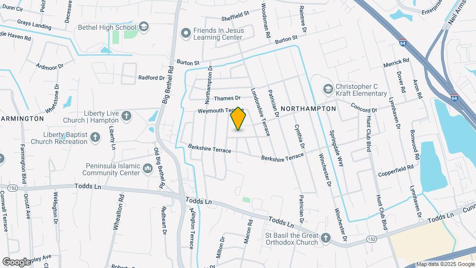 816 Leeds Terrace Map and Location Details