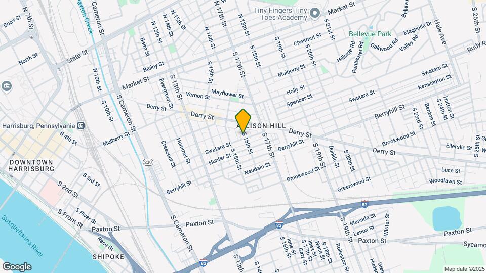 340 S 16th St Map and Location Details