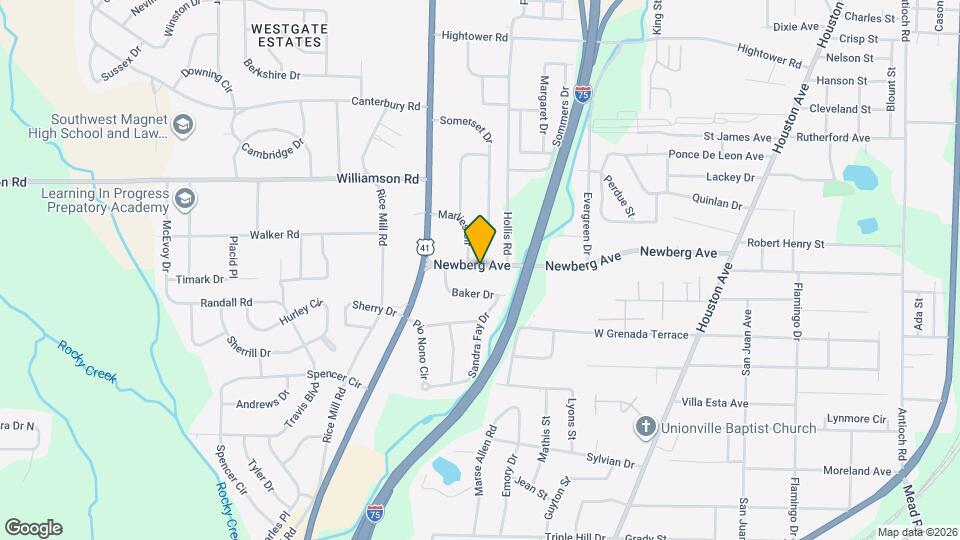 1164 Newberg Ave Map and Location Details