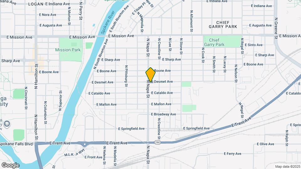 1022 N Napa St Map and Location Details