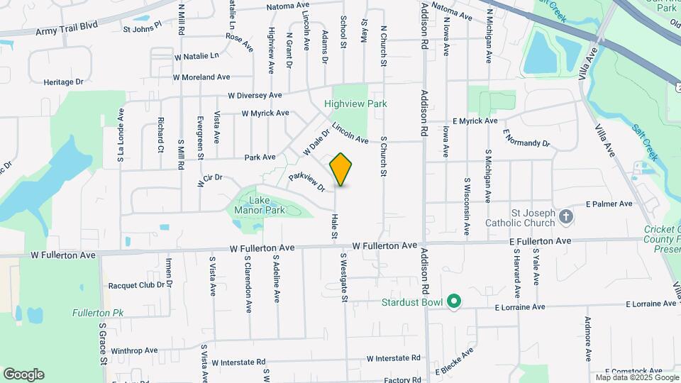 301 S Hale St Map and Location Details