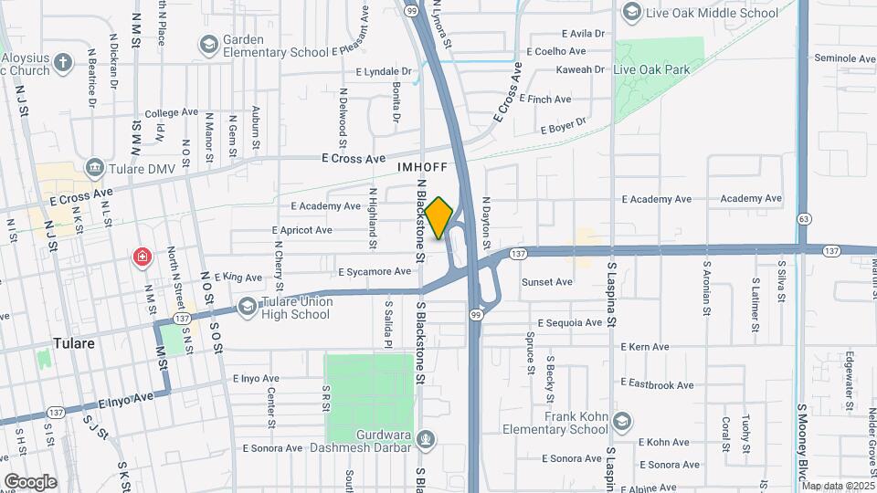 1150 E San Joaquin Ave Map and Location Details