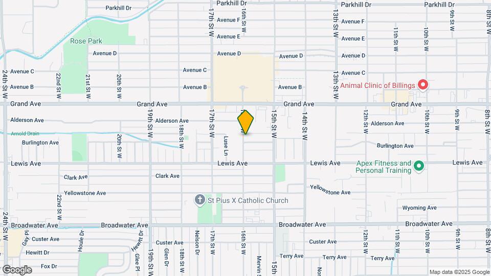 1539 Burlington Ave Map and Location Details