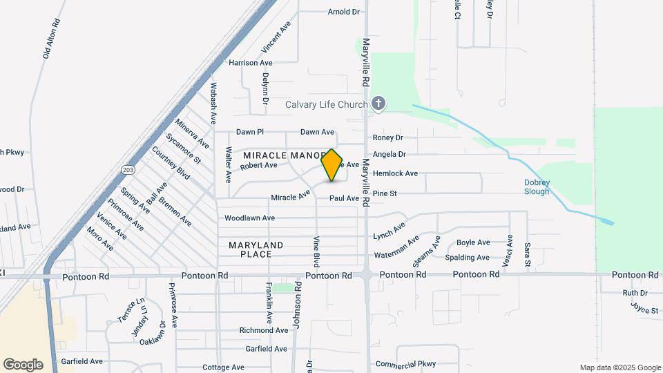 2320 Miracle Ave Map and Location Details