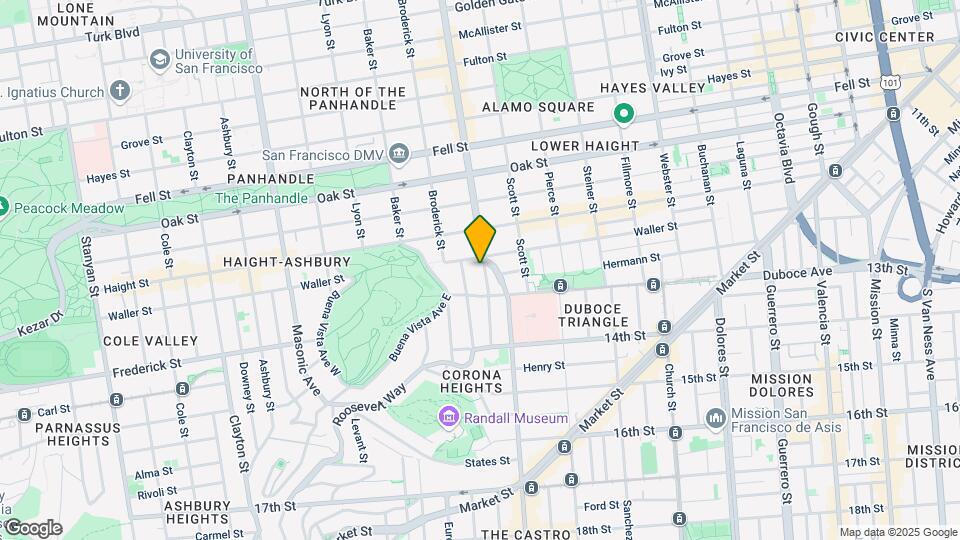 171 Divisadero St Map and Location Details