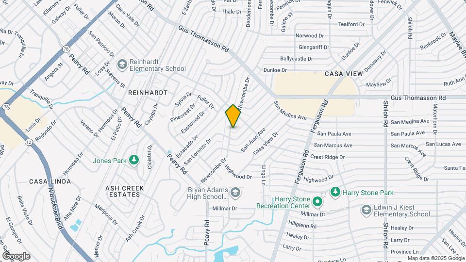 10230 Newcombe Dr Map and Location Details