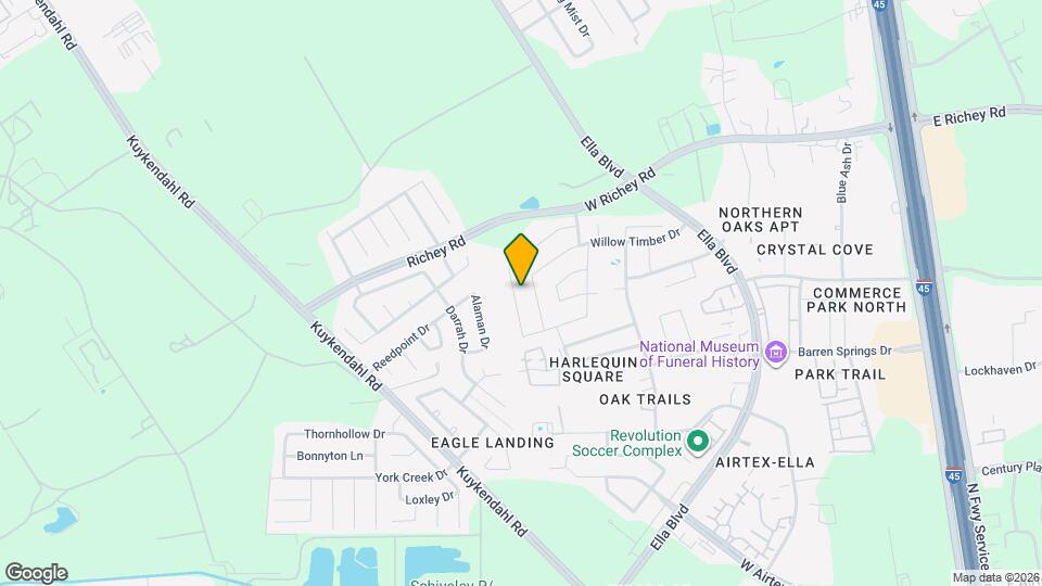 15106 Timberson Rdg Ln Map and Location Details