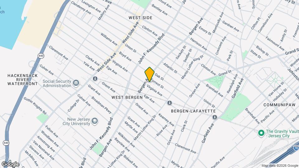 124 Virginia Ave Map and Location Details