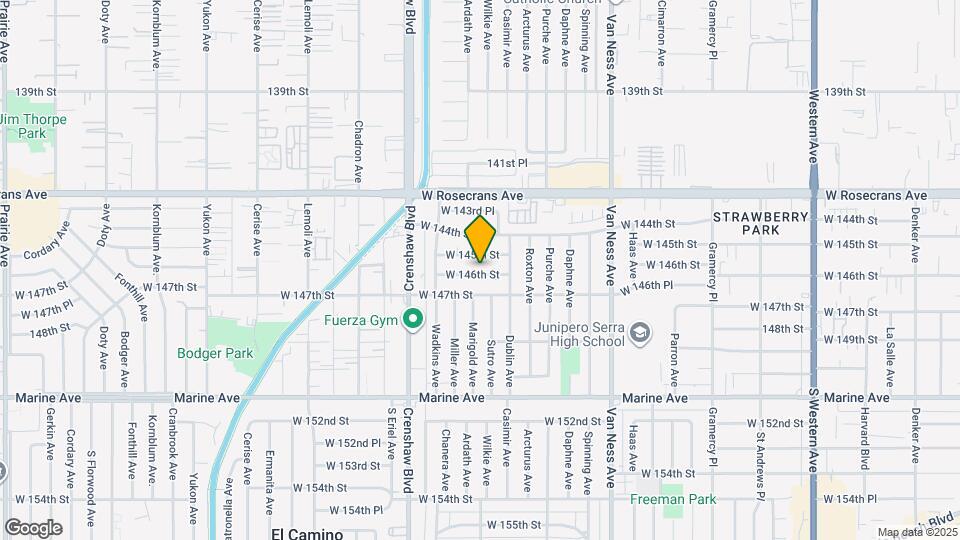 2707 W 146th St Mapa y Detalles de la Ubicación