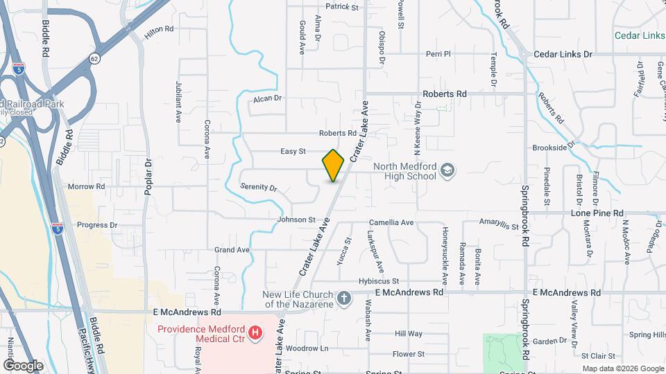 1767 Crater Lake Ave Map and Location Details