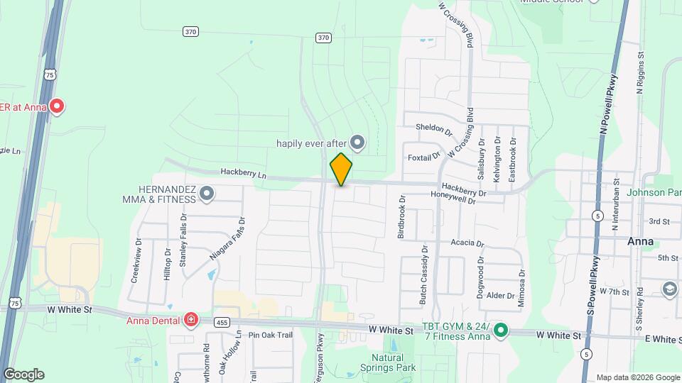 105 Copper Switch Dr Map and Location Details