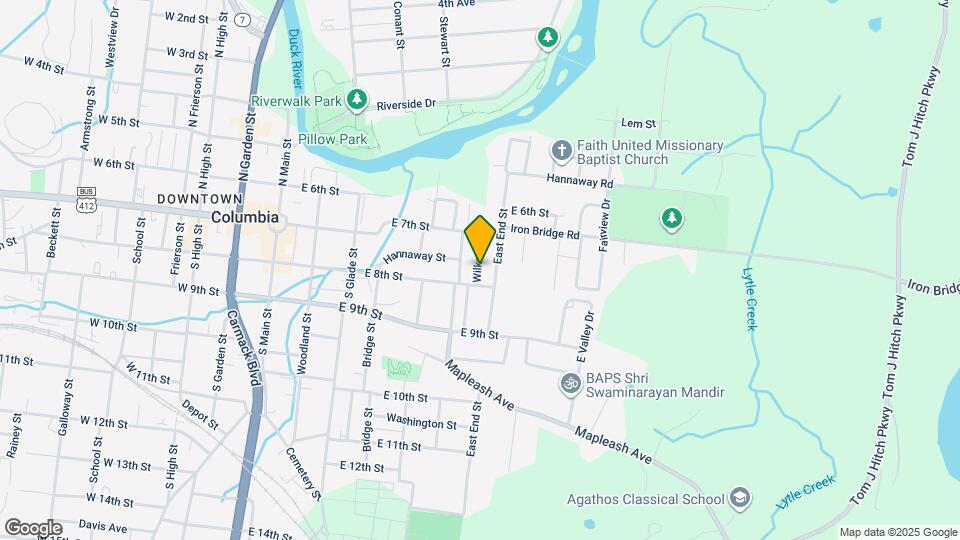 817 Wilkes St Map and Location Details