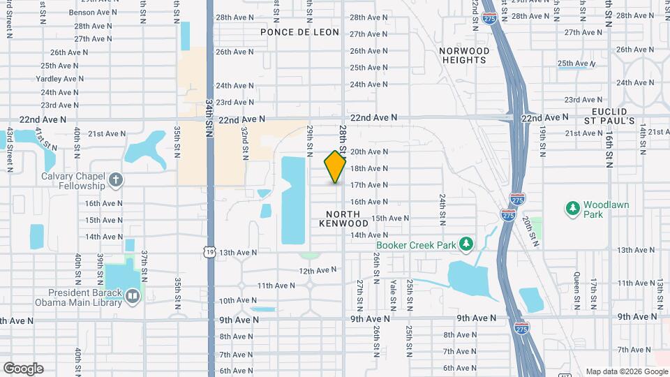 2818 17th Ave N Map and Location Details