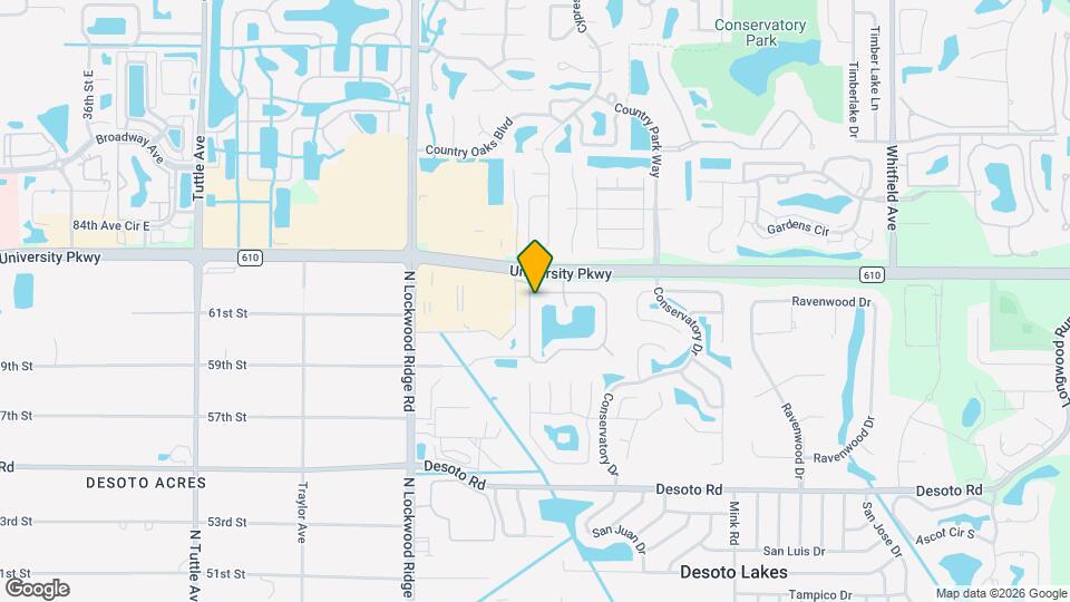 3402 Parkridge Cir Map and Location Details