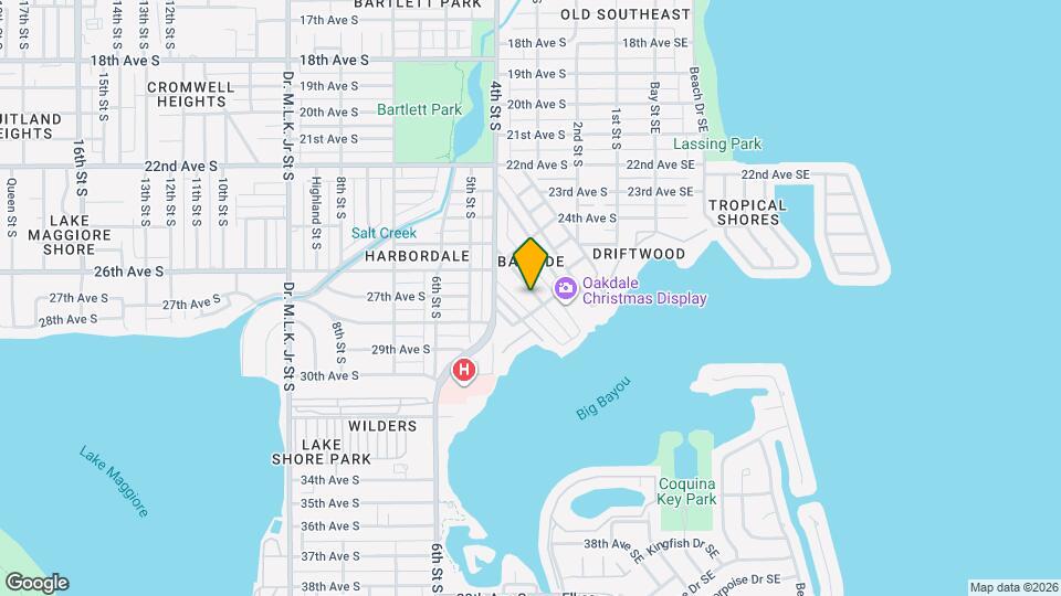 2651 Bayside Dr S Map and Location Details