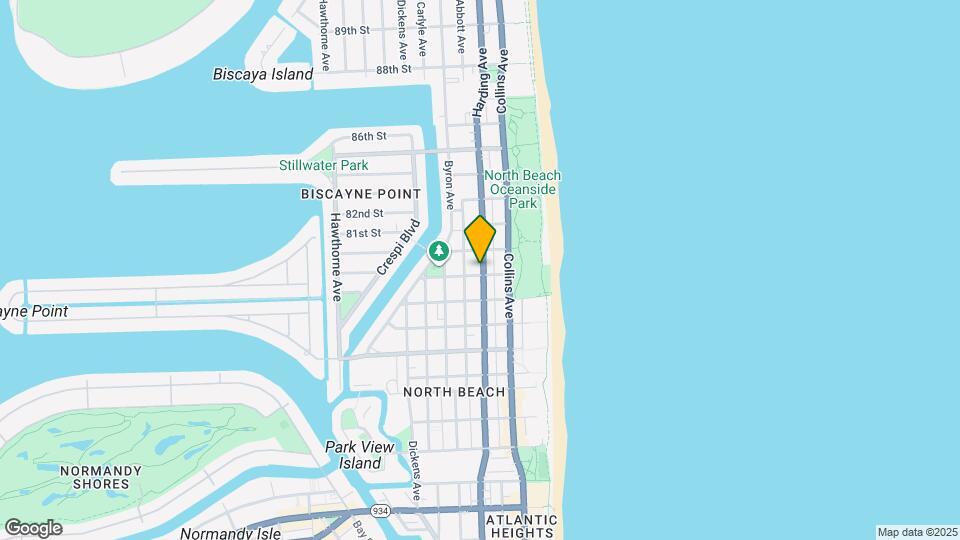 8000 Harding Ave, Unit 6A Map and Location Details