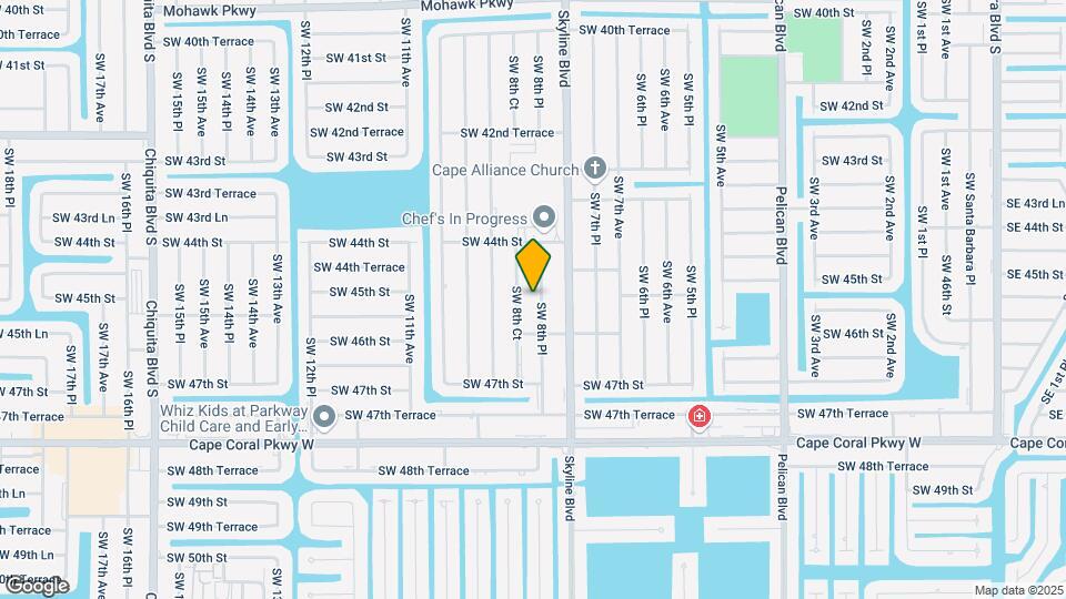 4520 SW 8th Pl Map and Location Details