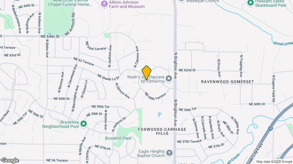 6116 N Elmwood Ct Map and Location Details