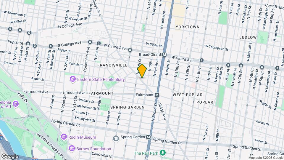 1527 Ridge Ave Map and Location Details