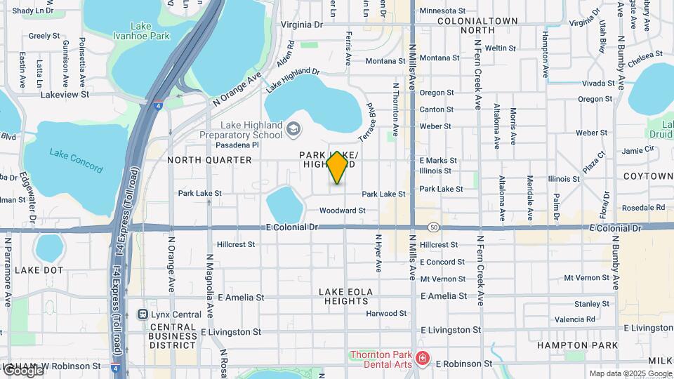655 Park Lake St Map and Location Details