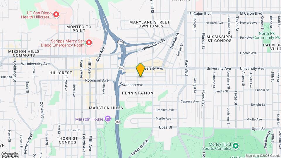 1221 Essex St Map and Location Details