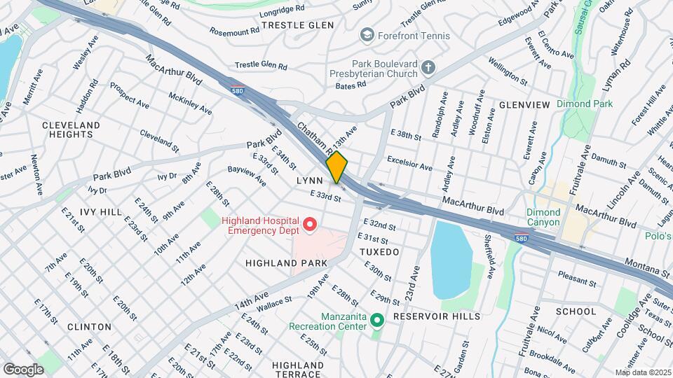 1411 MacArthur Blvd Mapa y Detalles de la Ubicación