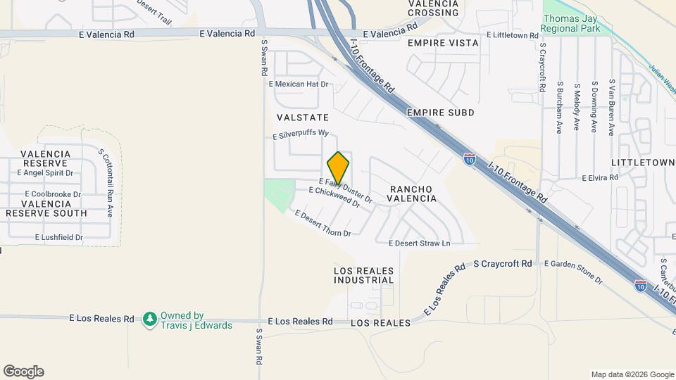 4923 E Chickweed Dr Map and Location Details