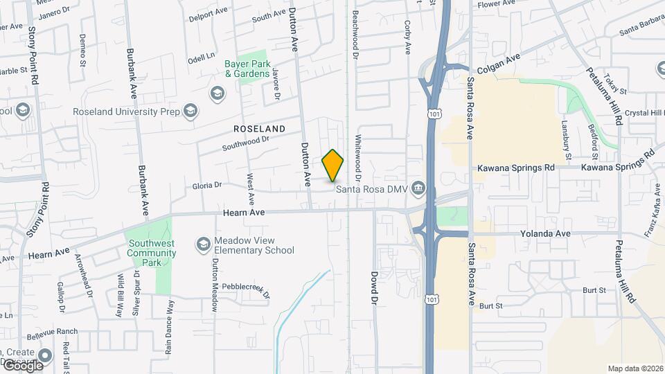 819 Gloria Dr, Unit apartment for rent Mapa y Detalles de la Ubicación