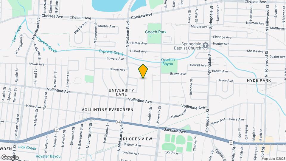 1029 N Barksdale St Map and Location Details