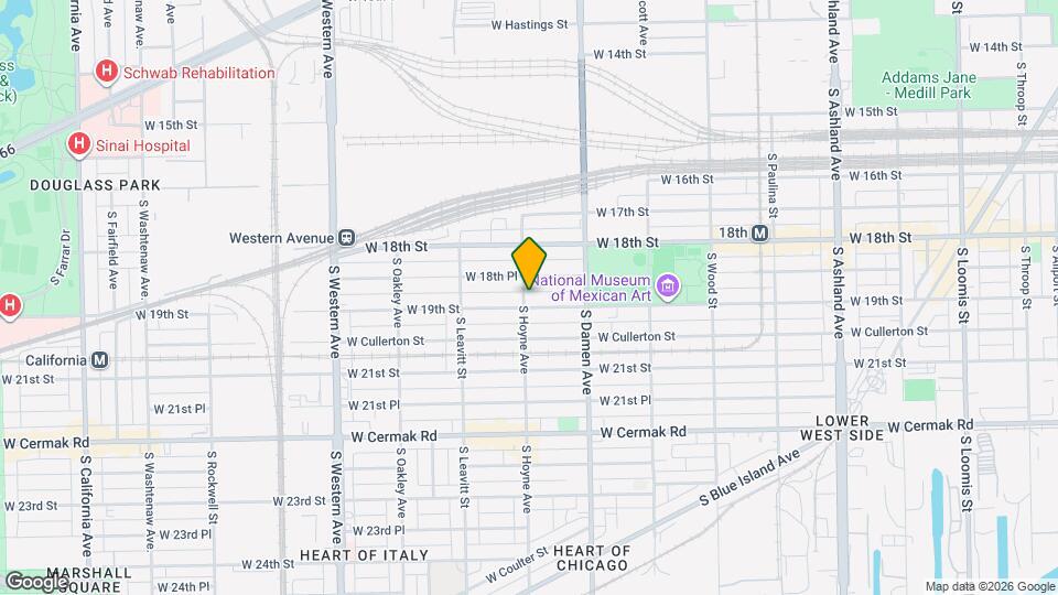 2058 W 19th St, Unit 2 Map and Location Details