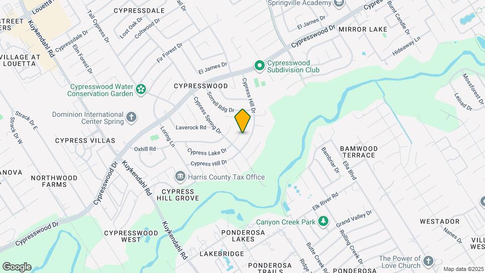 3923 Cypress Lake Dr Map and Location Details