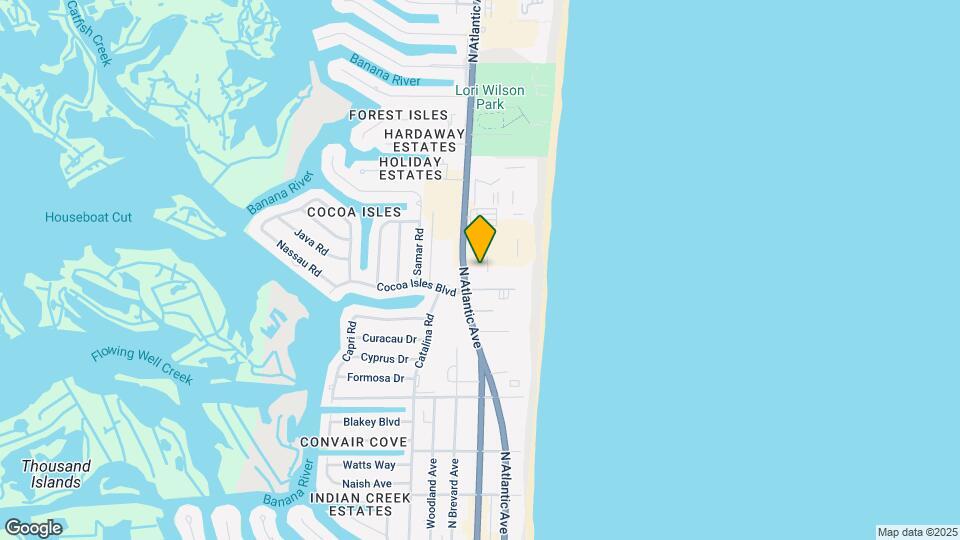 850 N Atlantic Ave Map and Location Details