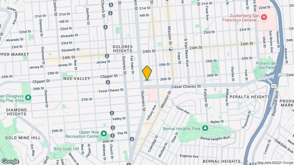 3621-3623 26th St Map and Location Details