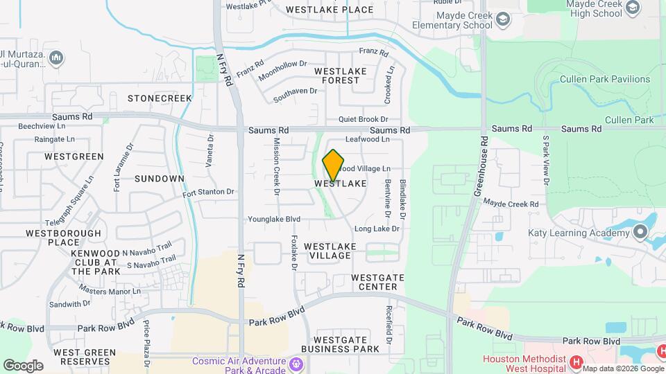 2110 Whiteback Dr Map and Location Details