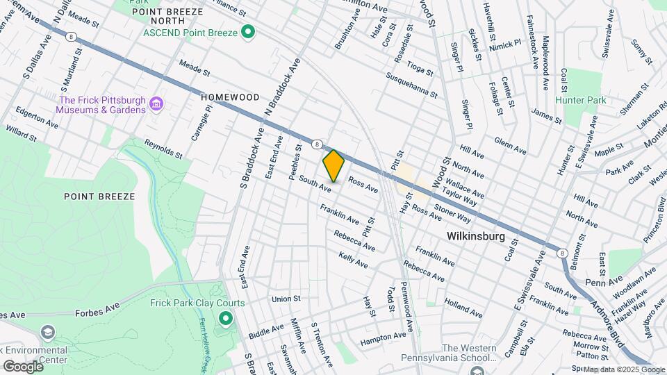 323 South Ave, Unit 2 Map and Location Details