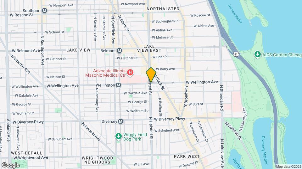 2035 W Wellington Ave Mapa y Detalles de la Ubicación