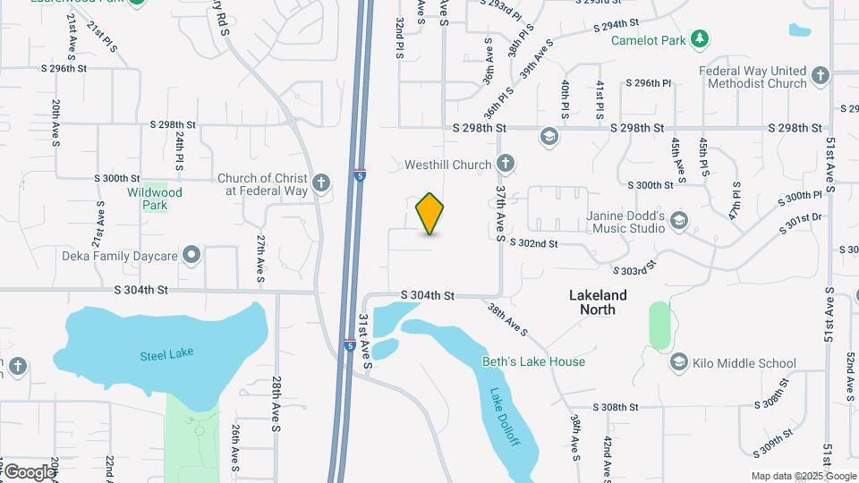 3244 S 302nd Pl Map and Location Details