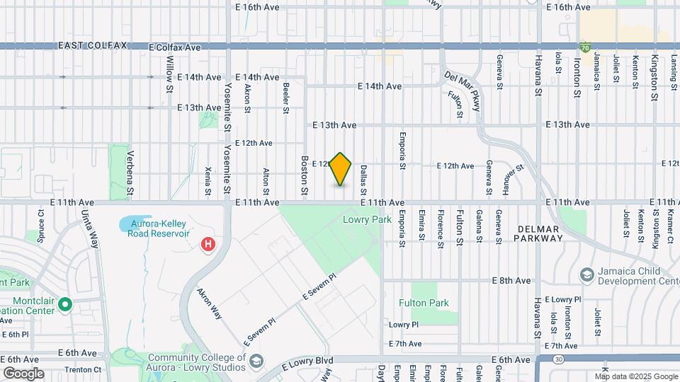 1127 Clinton St Map and Location Details