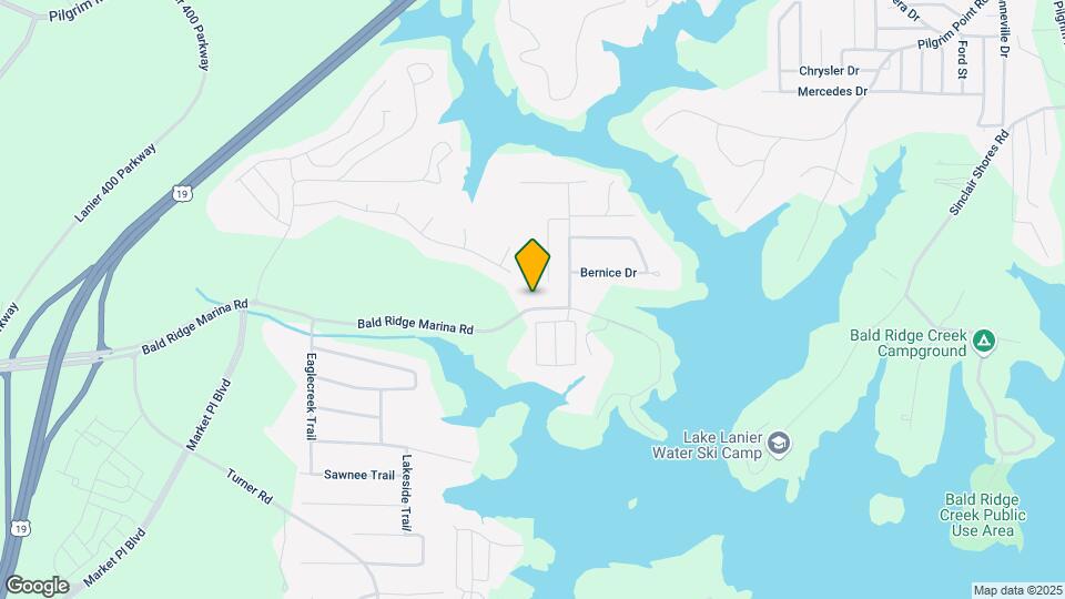 1615 Bald Ridge Marina Rd Mapa y Detalles de la Ubicación