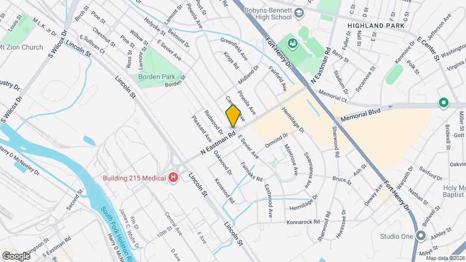 1669 E Sevier Ave Map and Location Details