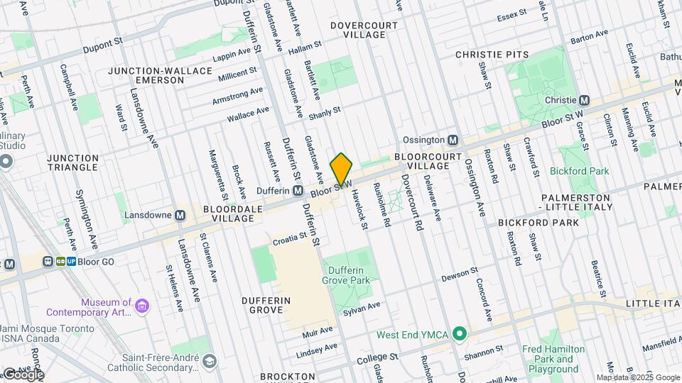 1075 Bloor St W Map and Location Details