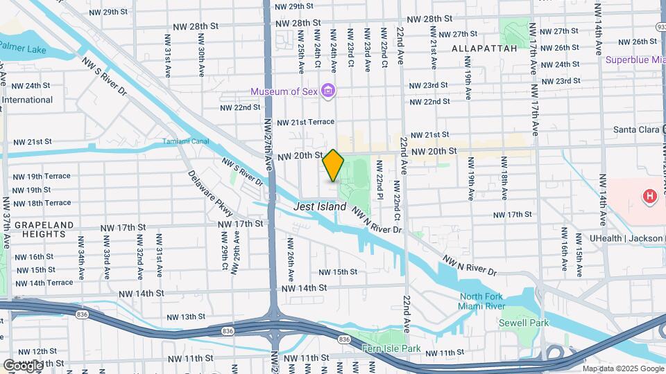 1890 NW 24th Ave Map and Location Details