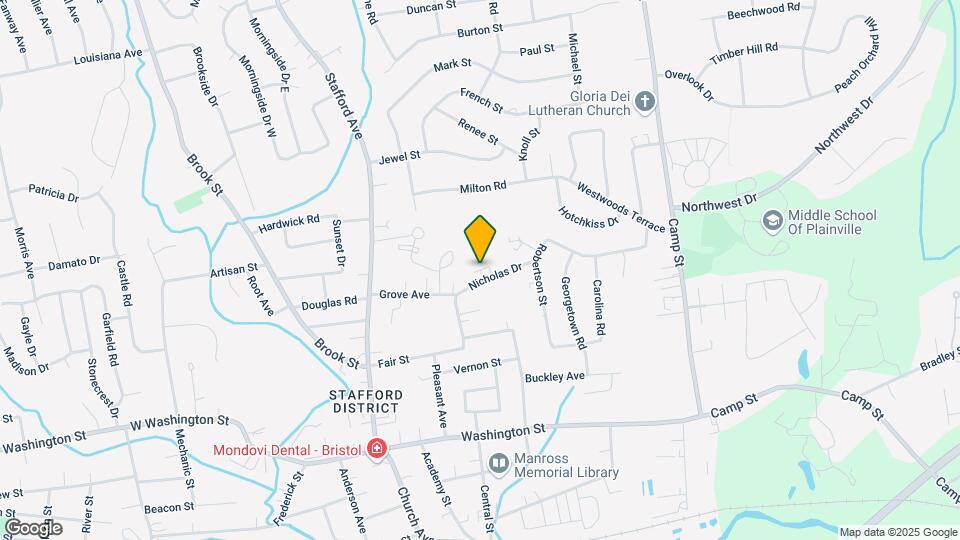 37 Nicholas Dr, Unit 37 Nicholas Dr Bristol CT Map and Location Details
