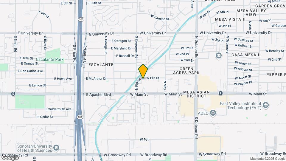 45 N Phyllis, Unit 204 Mapa y Detalles de la Ubicación